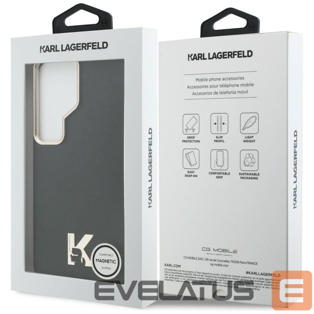 Другие товары Karl Lagerfeld Karl Lagerfeld K Metal Logo MagSafe Case for Samsung Galaxy S26 Ultra - Black