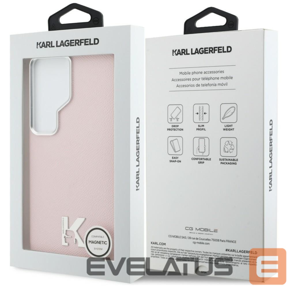 Другие товары Karl Lagerfeld Karl Lagerfeld K Metal Logo MagSafe Case for Samsung Galaxy S26 Ultra - Pink