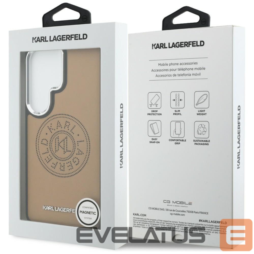Другие товары Karl Lagerfeld Karl Lagerfeld Perforated KL MagSafe Case for Samsung Galaxy S26 Ultra - Brown
