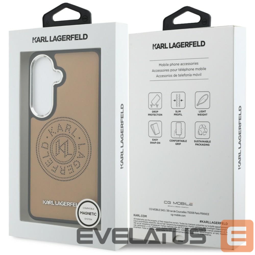 Другие товары Karl Lagerfeld Karl Lagerfeld Perforated KL MagSafe Case for Samsung Galaxy S26+ - Brown