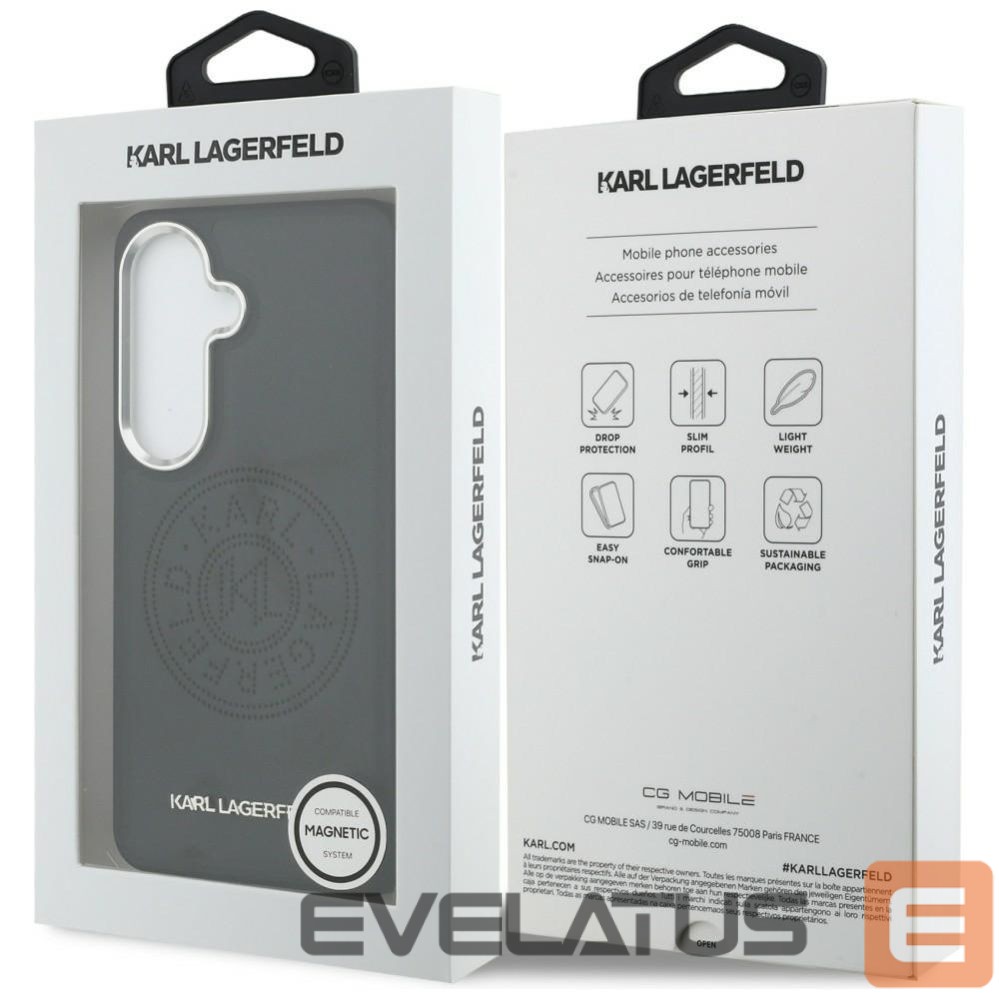 Другие товары Karl Lagerfeld Karl Lagerfeld Perforated KL MagSafe Case for Samsung Galaxy S26+ - Black