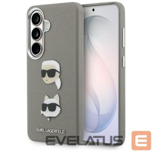 Другие товары Karl Lagerfeld  Karl Lagerfeld Saffiano Double Heads Metal case for Samsung Galaxy S26 - silver 