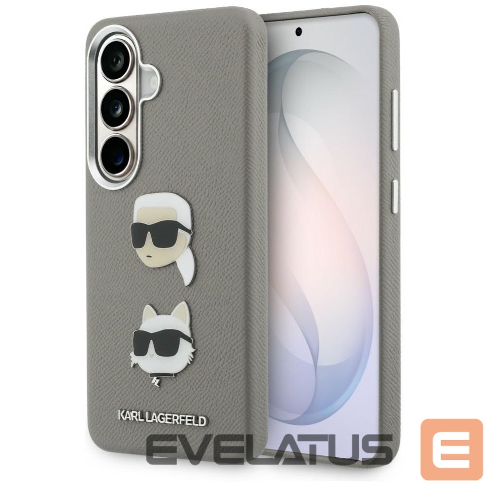 Другие товары Karl Lagerfeld Karl Lagerfeld Saffiano Double Heads Metal case for Samsung Galaxy S26 - silver