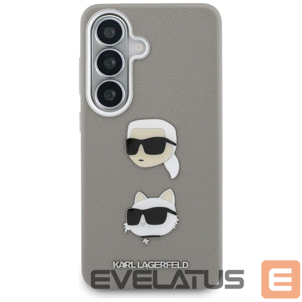 Другие товары Karl Lagerfeld Karl Lagerfeld Saffiano Double Heads Metal case for Samsung Galaxy S26 - silver