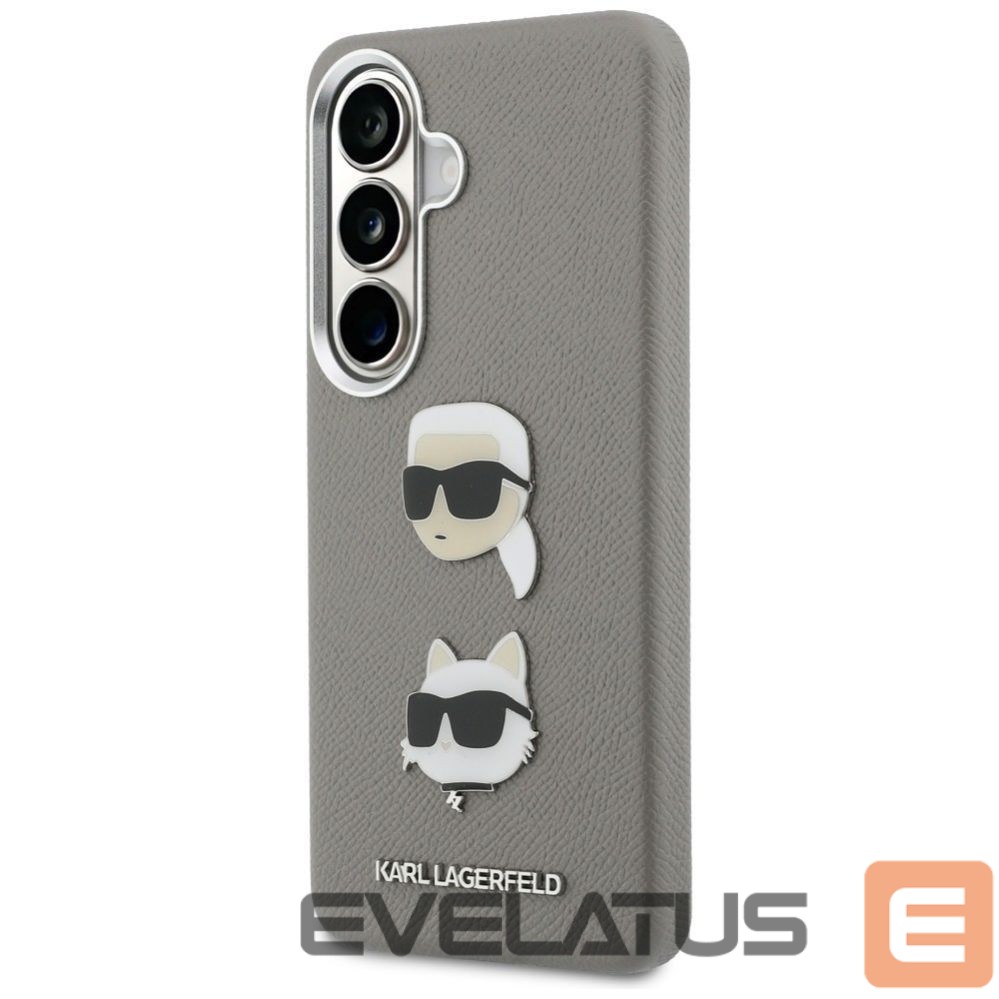 Другие товары Karl Lagerfeld Karl Lagerfeld Saffiano Double Heads Metal case for Samsung Galaxy S26 - silver