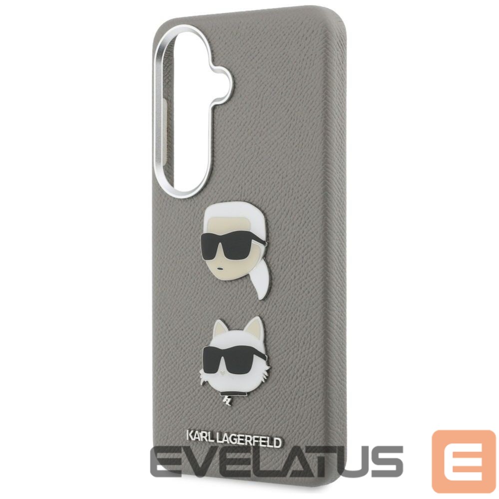 Другие товары Karl Lagerfeld Karl Lagerfeld Saffiano Double Heads Metal case for Samsung Galaxy S26 - silver