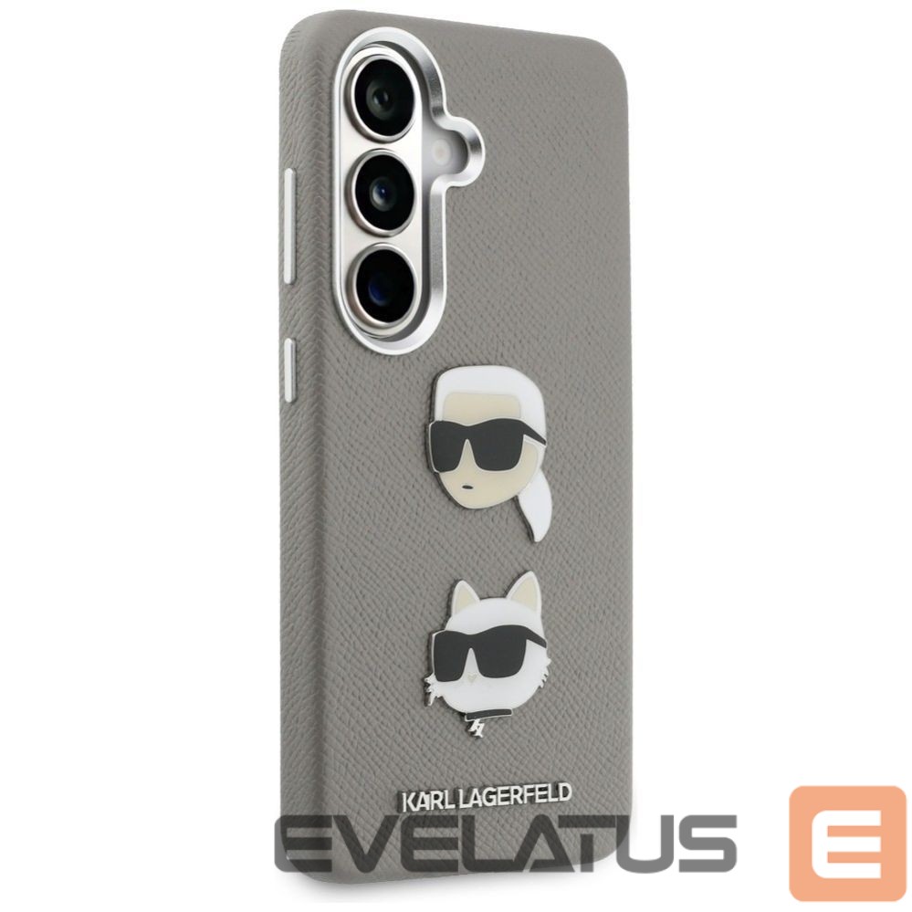 Другие товары Karl Lagerfeld Karl Lagerfeld Saffiano Double Heads Metal case for Samsung Galaxy S26 - silver