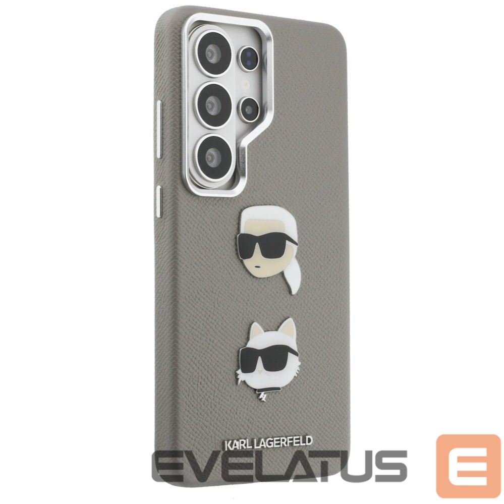 Другие товары Karl Lagerfeld Karl Lagerfeld Saffiano Double Heads Metal case for Samsung Galaxy S26 Ultra - silver