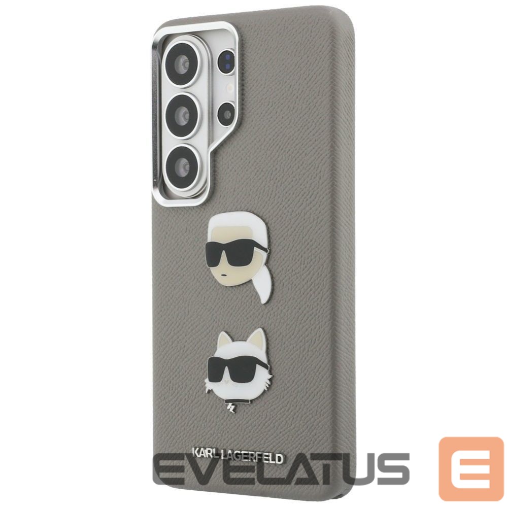 Другие товары Karl Lagerfeld Karl Lagerfeld Saffiano Double Heads Metal case for Samsung Galaxy S26 Ultra - silver
