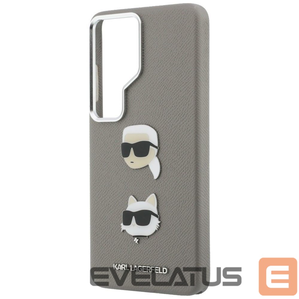 Другие товары Karl Lagerfeld Karl Lagerfeld Saffiano Double Heads Metal case for Samsung Galaxy S26 Ultra - silver