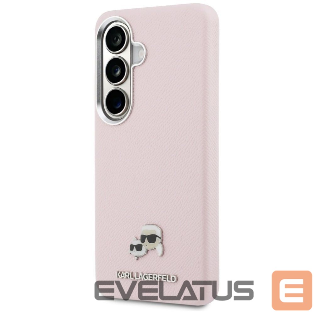 Другие товары Karl Lagerfeld Karl Lagerfeld Saffiano KC Metal Logo MagSafe Case for Samsung Galaxy S26 - Pink
