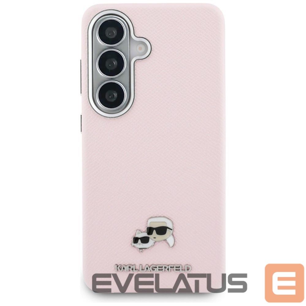 Другие товары Karl Lagerfeld Karl Lagerfeld Saffiano KC Metal Logo MagSafe Case for Samsung Galaxy S26 - Pink
