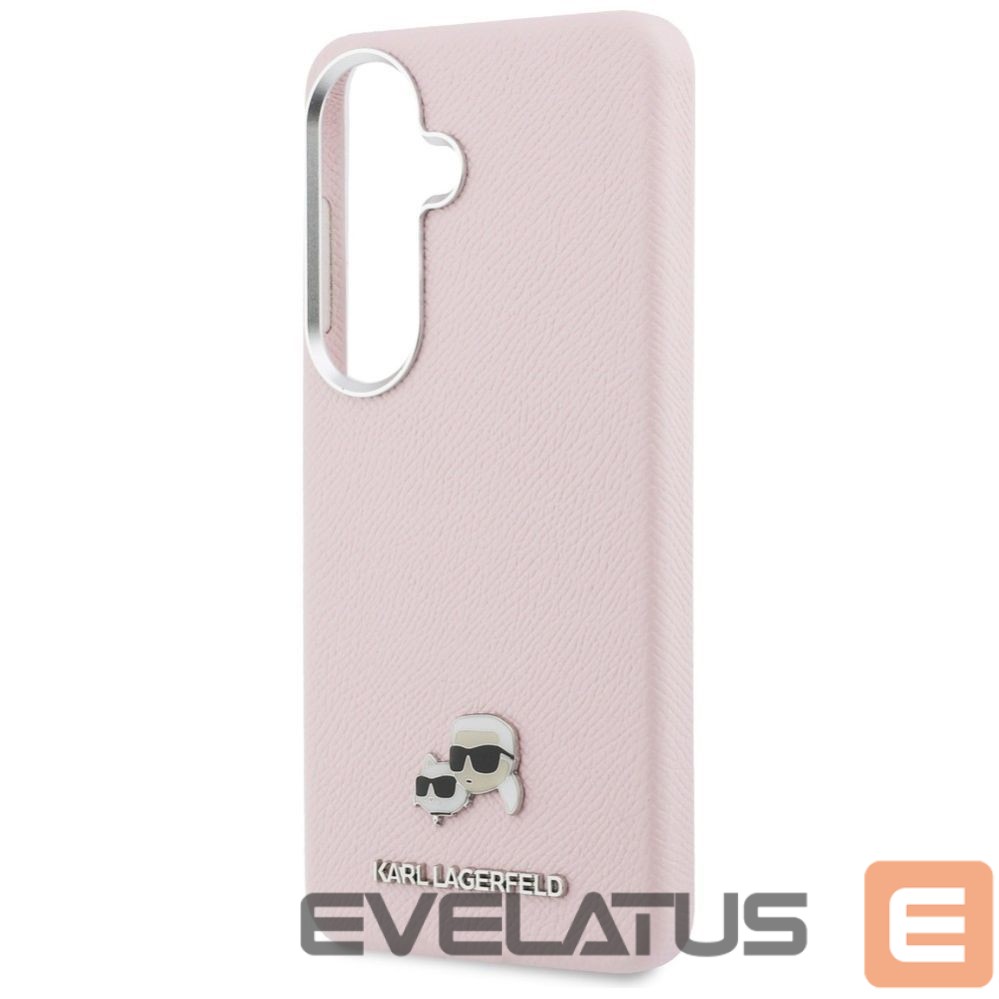 Другие товары Karl Lagerfeld Karl Lagerfeld Saffiano KC Metal Logo MagSafe Case for Samsung Galaxy S26 - Pink