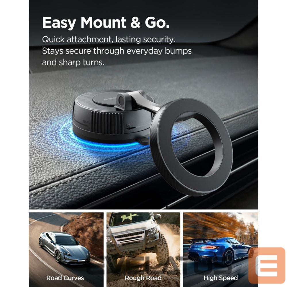 Другие товары Spigen Spigen MFT36 MagSafe Car Holder for Dashboard/Windshield - Black