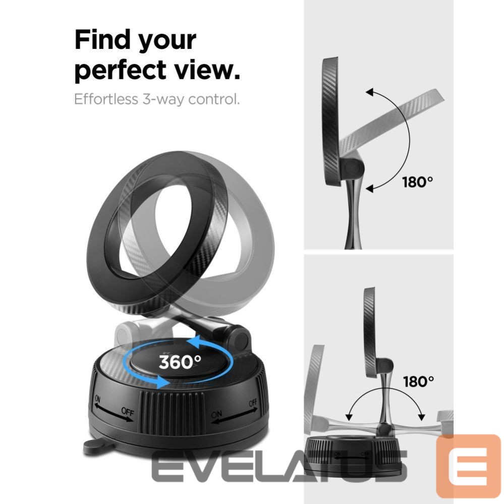 Другие товары Spigen Spigen MFT36 MagSafe Car Holder for Dashboard/Windshield - Black