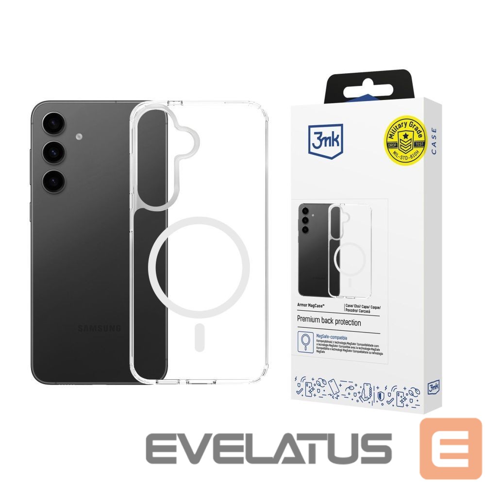 Другие товары 3MK 3mk Armor Magcase for Samsung Galaxy S24+ - transparent