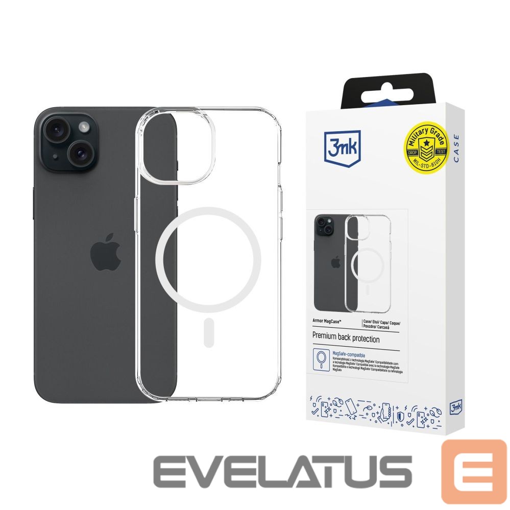 Другие товары 3MK 3mk Armor Magcase for iPhone 15 Plus - Transparent