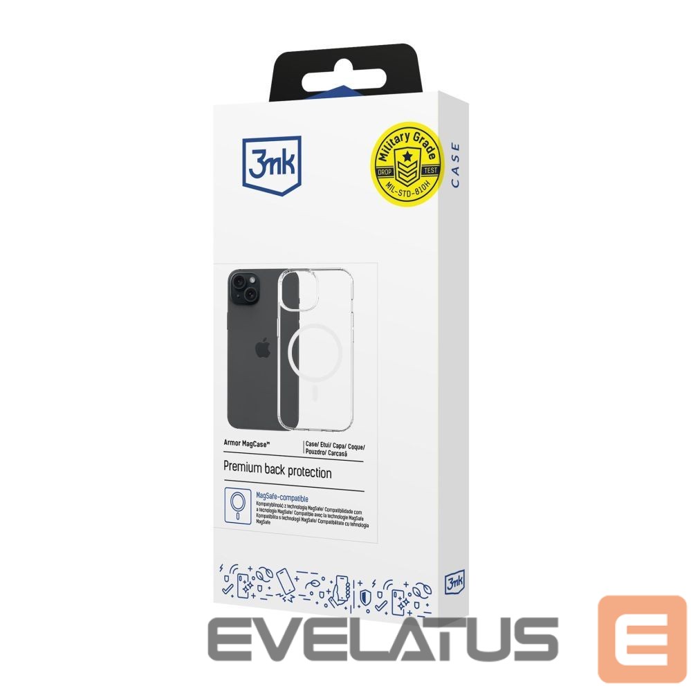 Другие товары 3MK 3mk Armor Magcase for iPhone 15 Plus - Transparent