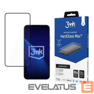 Другие товары 3MK  Reinforced Full Coverage Tempered Glass 3mk HardGlass Max Black for Xiaomi Redmi Note 15 Pro 5G 