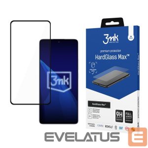 Другие товары 3MK  Reinforced Full Coverage Tempered Glass 3mk HardGlass Max Black for Xiaomi Redmi Note 14 5G 