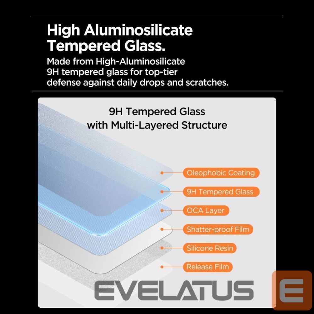 Другие товары Spigen Spigen Glas.tR AlignMaster Slim 3-Pack Tempered Glass for iPhone 17 Pro
