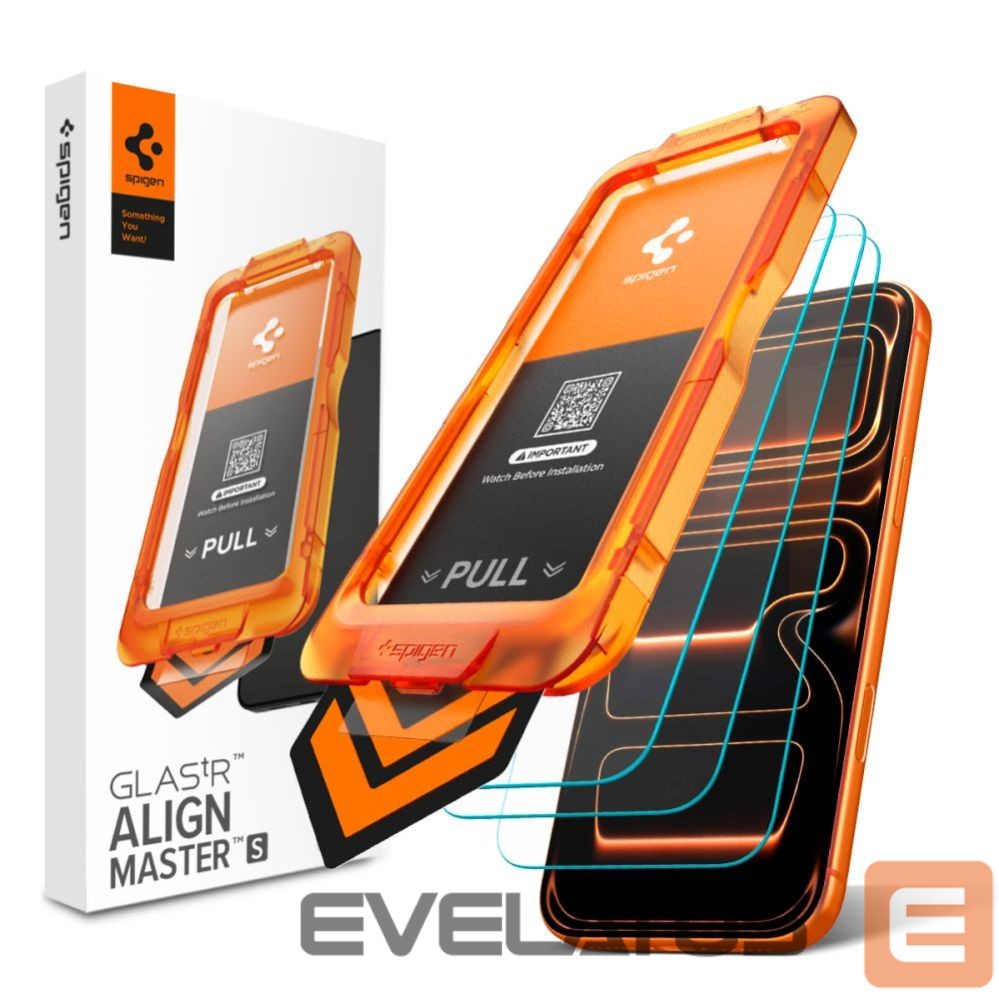 Другие товары Spigen Spigen Glas.tR AlignMaster Slim 3-Pack Tempered Glass for iPhone 17 Pro Max