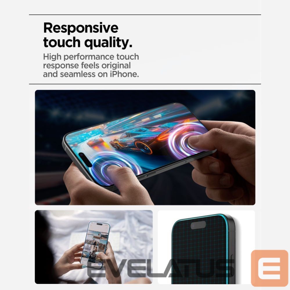 Другие товары Spigen Spigen Glas.tR AlignMaster Slim 3-Pack Tempered Glass for iPhone 17 Pro Max