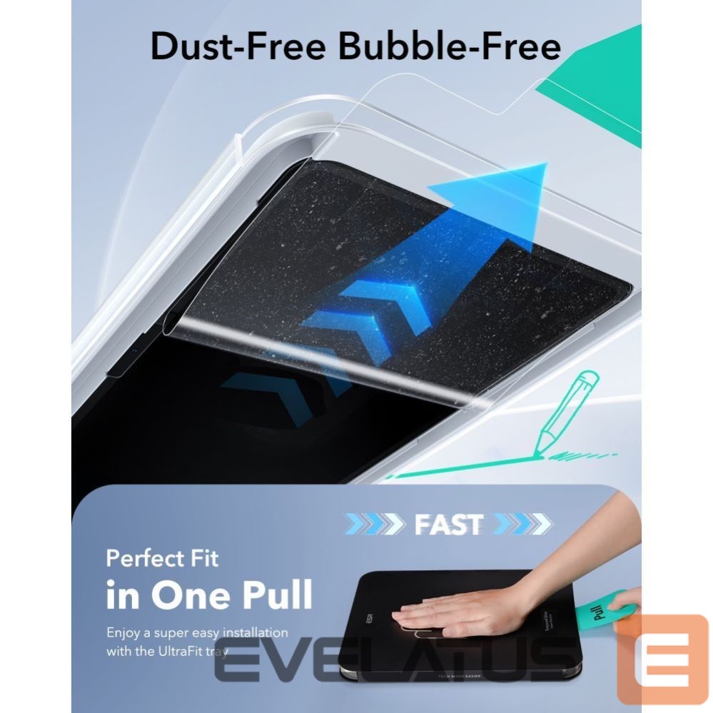 Другие товары ESR ESR Paper Feel Tempered Glass for iPad Air 10.9” (2020/2022) / 11” (2024/2025/2026)