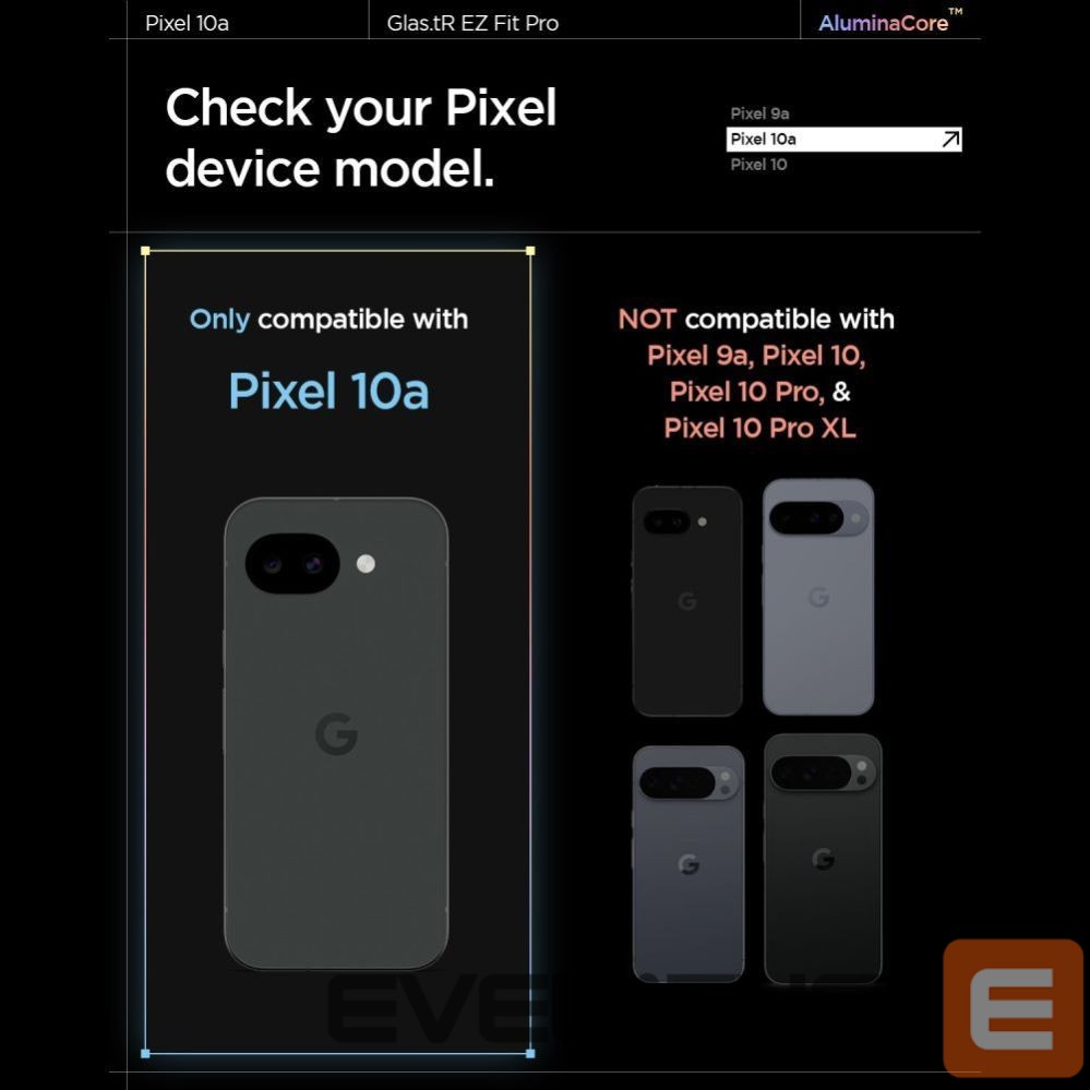 Другие товары Spigen Spigen Glas.tR EZ Fit Pro 2-Pack Tempered Glass Screen Protector for Google Pixel 10A