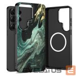 Другие товары Tech-Protect  Tech-Protect Lamano MagSafe Case for Samsung Galaxy S26 Ultra - Black and Green 