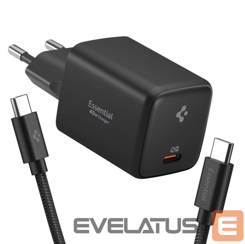 Другие товары Spigen Spigen EE451EU Essential USB-C 45W Wall Charger - Black