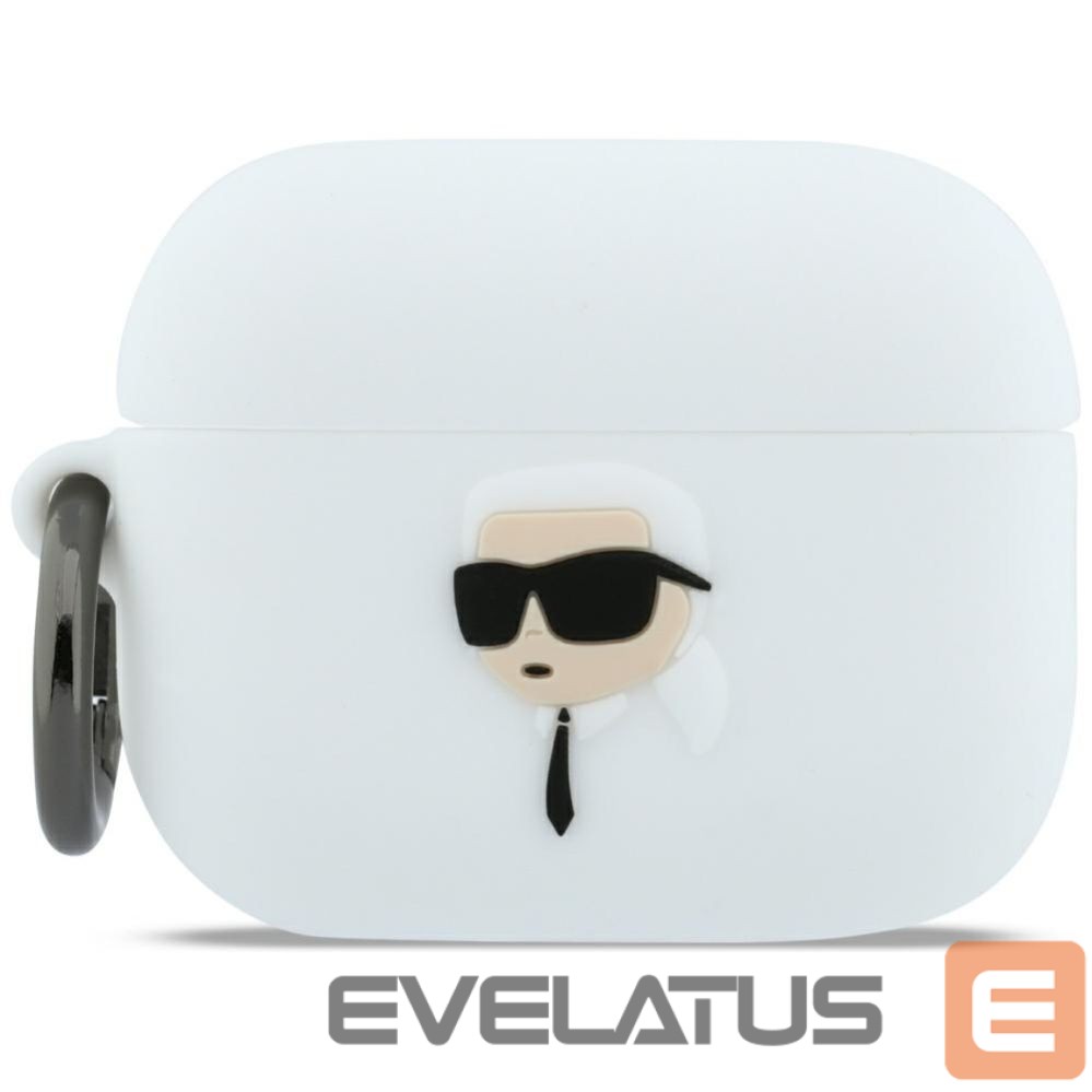 Другие товары Karl Lagerfeld Karl Lagerfeld Silicone Karl Head 3D Case for AirPods Pro 3 - White