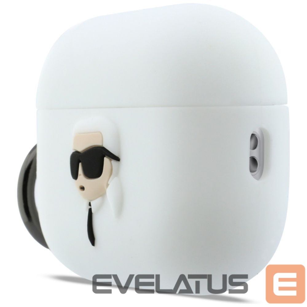 Другие товары Karl Lagerfeld Karl Lagerfeld Silicone Karl Head 3D Case for AirPods Pro 3 - White