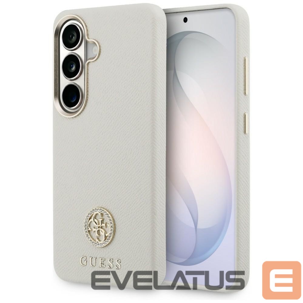 Другие товары Guess Guess Rhinestone Round Logo MagSafe Case for Samsung Galaxy S26+ - Beige