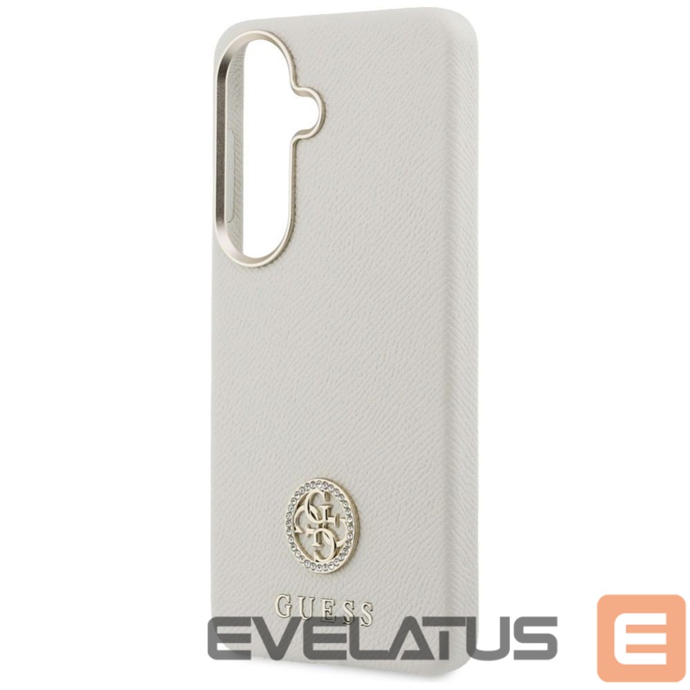 Другие товары Guess Guess Rhinestone Round Logo MagSafe Case for Samsung Galaxy S26+ - Beige