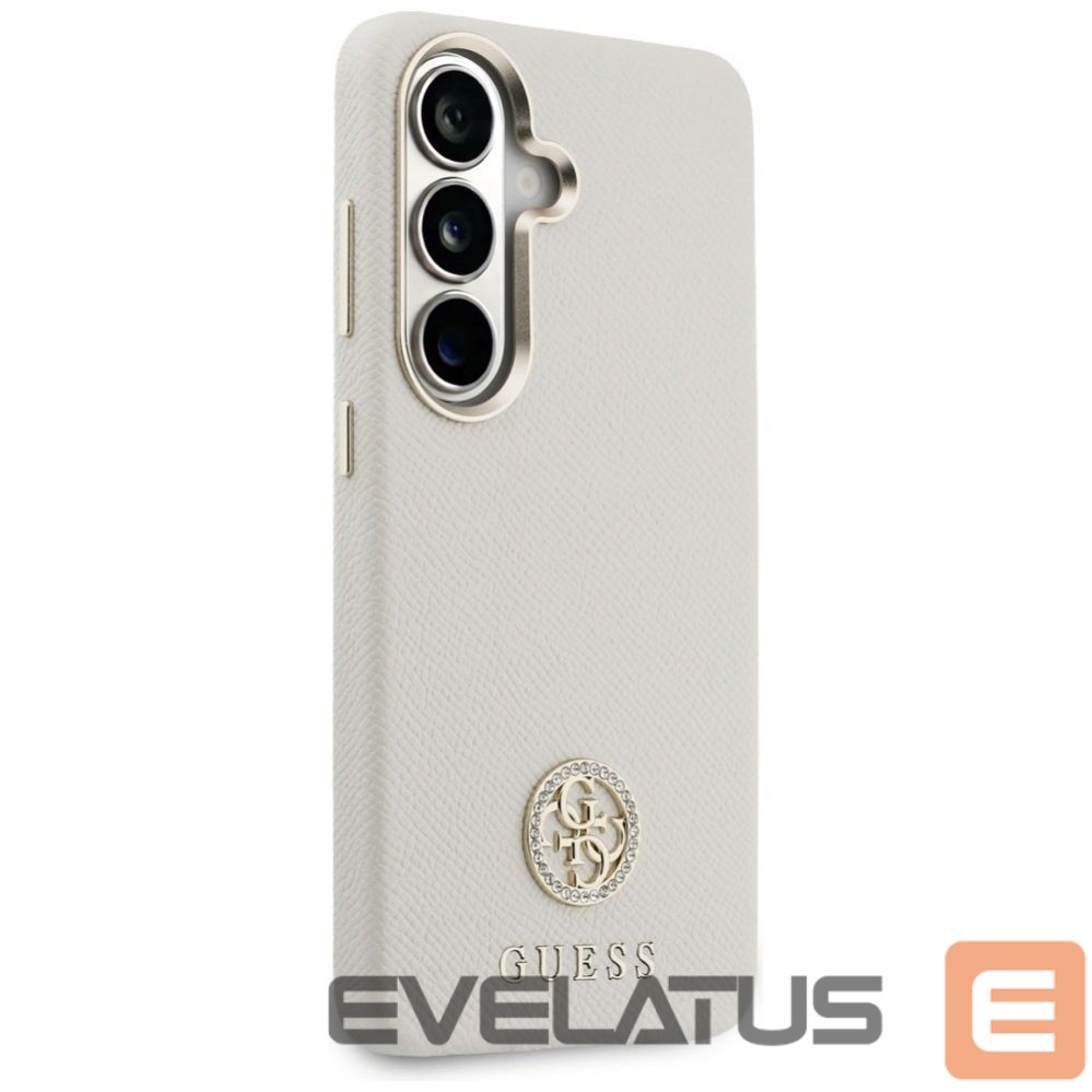 Другие товары Guess Guess Rhinestone Round Logo MagSafe Case for Samsung Galaxy S26+ - Beige