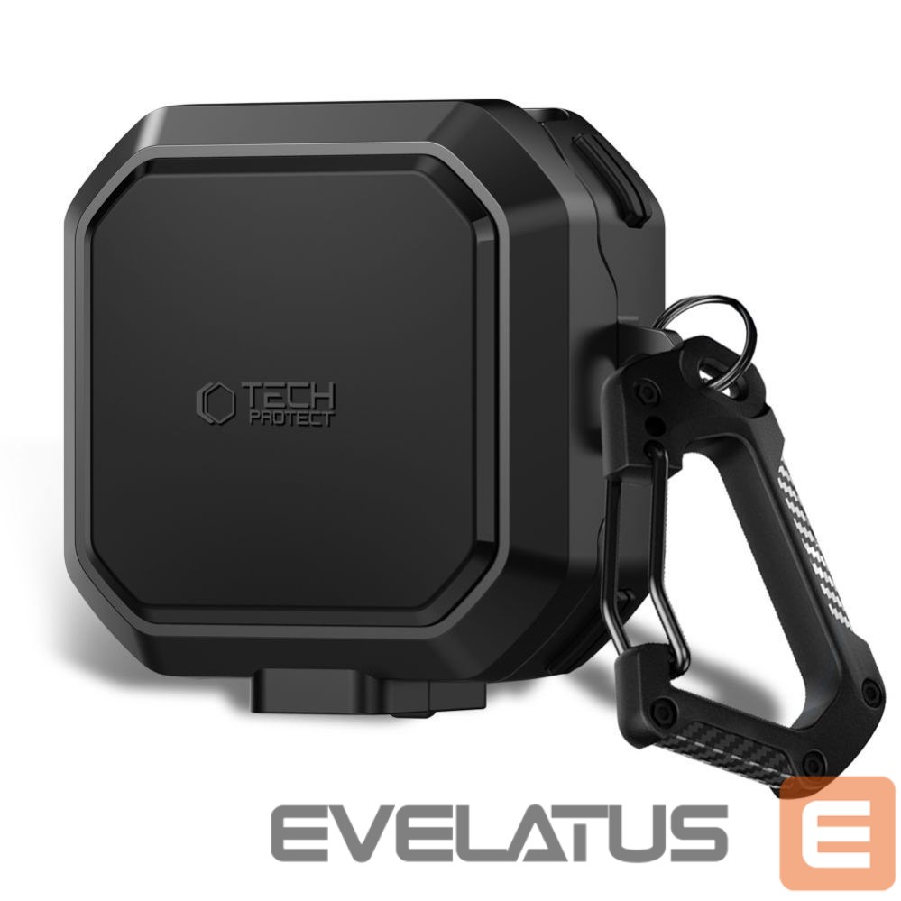Другие товары Tech-Protect Tech-Protect Carbonox MagSafe Case for Samsung Galaxy Buds 4 / 4 Pro - Black
