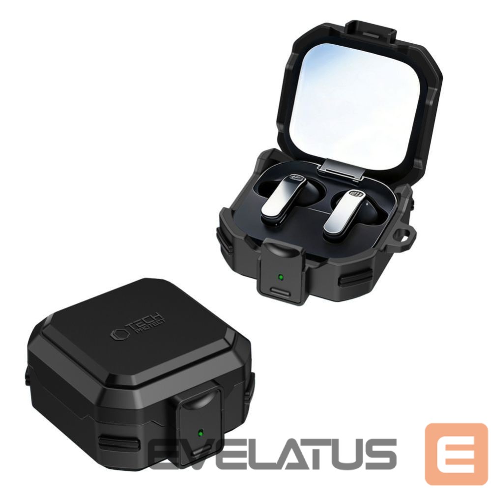 Другие товары Tech-Protect Tech-Protect Carbonox MagSafe Case for Samsung Galaxy Buds 4 / 4 Pro - Black