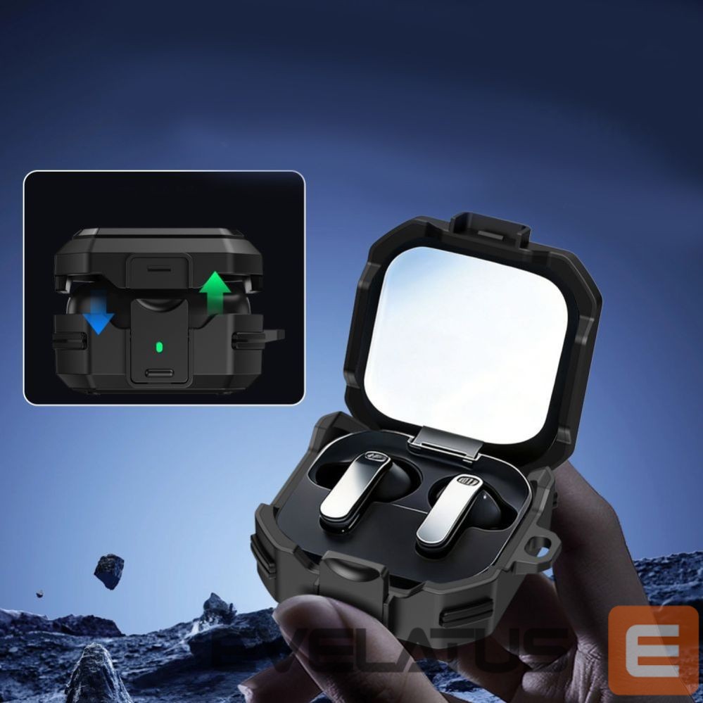 Другие товары Tech-Protect Tech-Protect Carbonox MagSafe Case for Samsung Galaxy Buds 4 / 4 Pro - Black