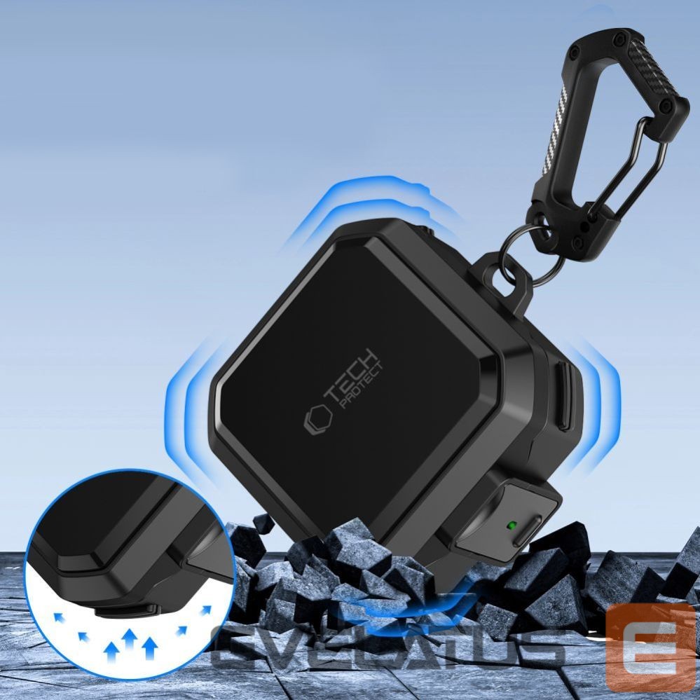 Другие товары Tech-Protect Tech-Protect Carbonox MagSafe Case for Samsung Galaxy Buds 4 / 4 Pro - Black