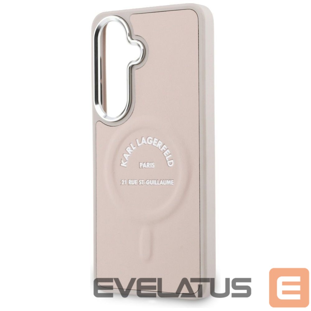 Другие товары Karl Lagerfeld Karl Lagerfeld Embossed Ring RSG Logo MagSafe Case for Samsung Galaxy S26 - Pink