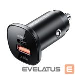 Адаптер Acefast  Acefast car charger 38W USB Type C / USB, PPS, Power Delivery, Quick Charge 3.0, AFC, FCP black (B1 black) 