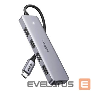 Кабель Ugreen  HUB Ugreen CM219 35574 with 4 USB-A 3.0 ports and USB-A 3.0 cable 1m - black 