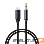 Кабель Choetech  Choetech AUX009 Lighting / mini jack 3.5mm cable 2 m - black 
