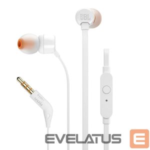 проводные колонки JBL  JBL T110 Wired In-Ear Headphones Mini Jack 3.5mm - White 