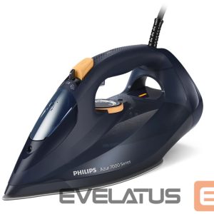 Утюг Philips  DST7060/20 7000 Series | Steam Iron | 3000 W | Water tank capacity 300 ml | Continuous steam 55 g/min | Steam boost performance 250 g/min | Blue/Yellow 