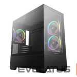 Корпус для компьютера Deepcool  CG380 3F MIDI TOWER CASE, Black 
