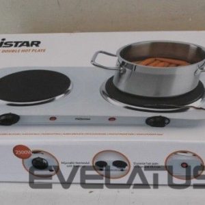 Электрическая печь Tristar  SALE OUT.  Free standing table hob | KP-6245 | Number of burners/cooking zones 2 | Rotary | White | DAMAGED PACKAGING | Electric 