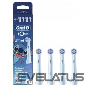 Зубная щётка Oral-B  Replacement brush heads | iO kids Refills Stitch | Heads | For kids | Number of brush heads included 4 