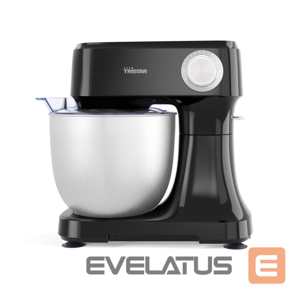 Миксеры и блендеры Tristar MX-4870 Kitchen Machine, 800 W, 4.5 L stainless steel bowl, Black